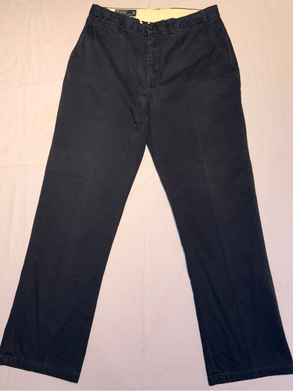 Polo Ralph Lauren Mens Prospect Pant Classic Chino Navy Blue Trousers 31x30